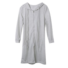 Load image into Gallery viewer, Gothic Women Ladies Cut Out Cardigan Long Ripped Back Hooded Hoodie Coat Sweater Hollow Out Sexy Fashion Soft Comfortable Coats